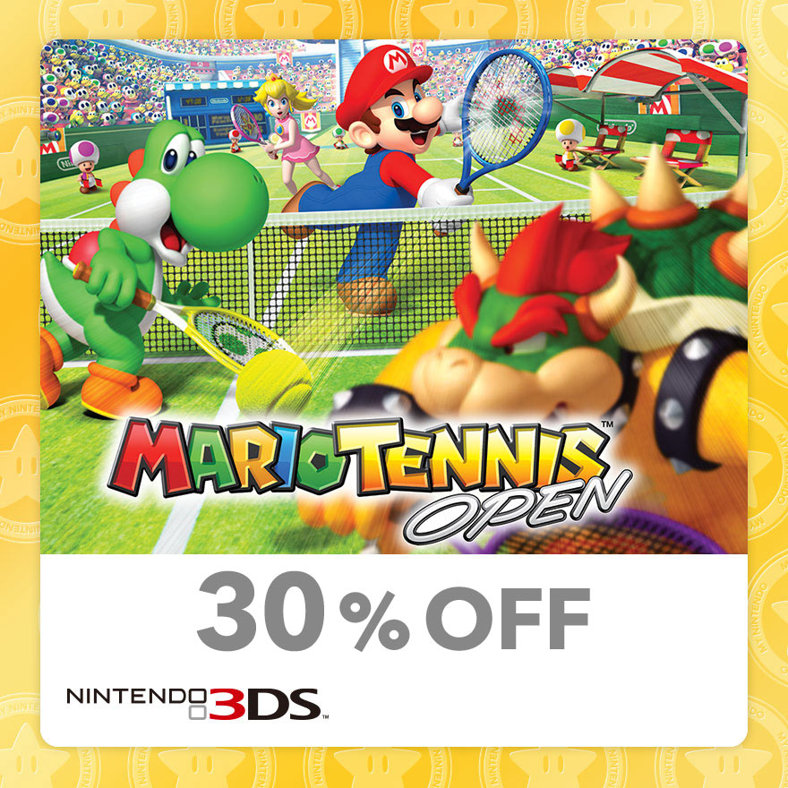 30% Discount on Mario Tennis™ Open (Nintendo 3DS)