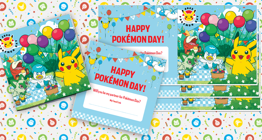 Printable Happy Pok mon Day card Rewards My Nintendo