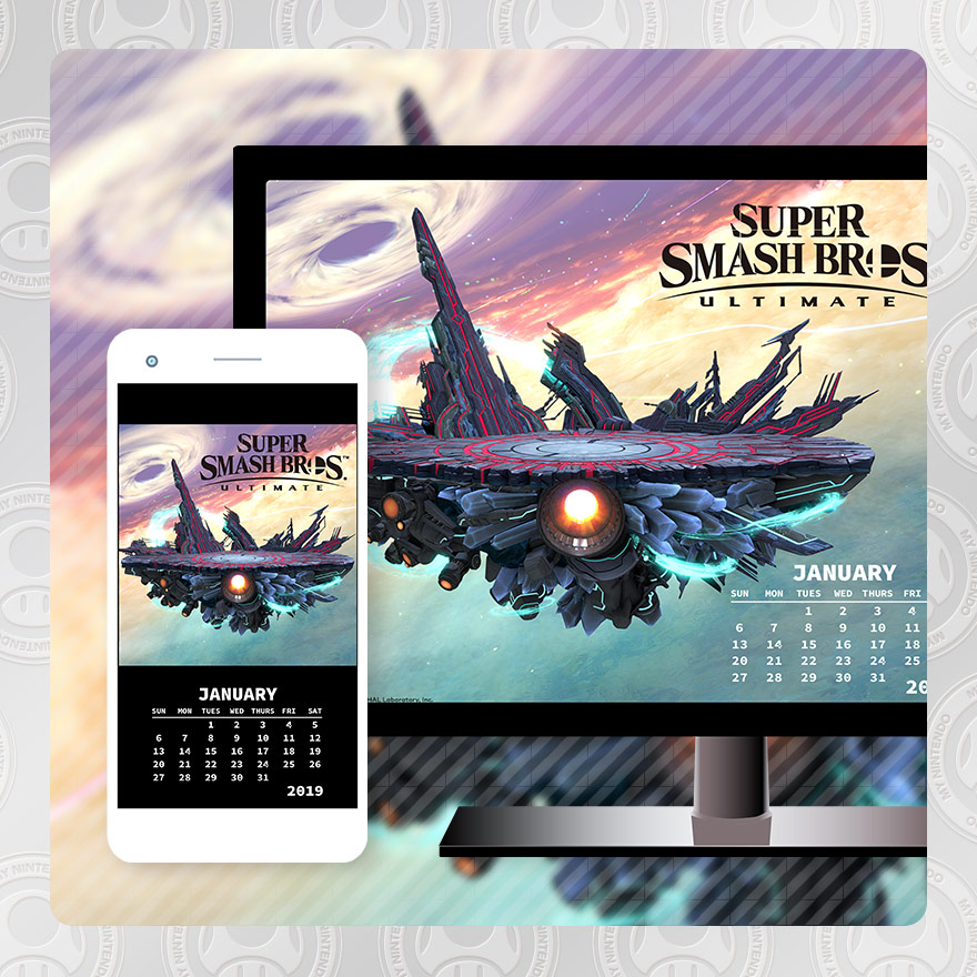 SSBU January Calendar