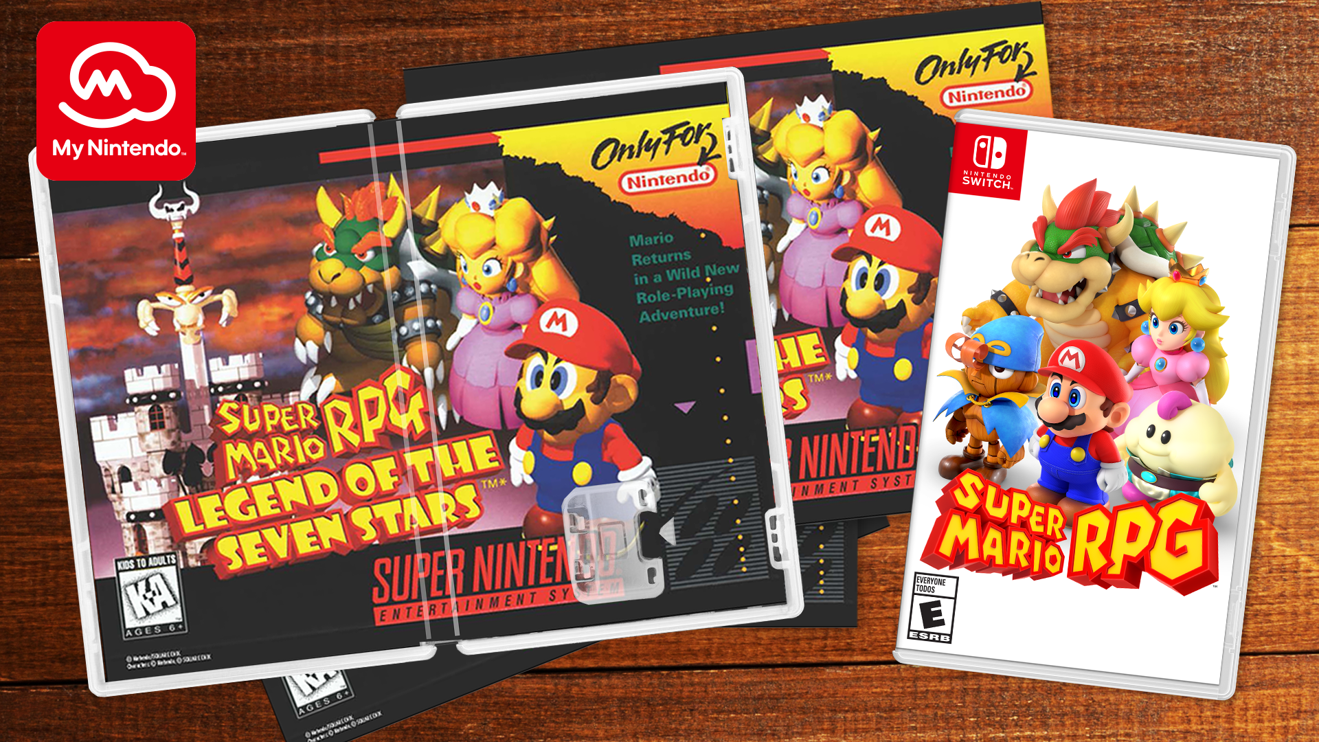 Printable: Super Mario RPG™ alternate reverse cover artwork