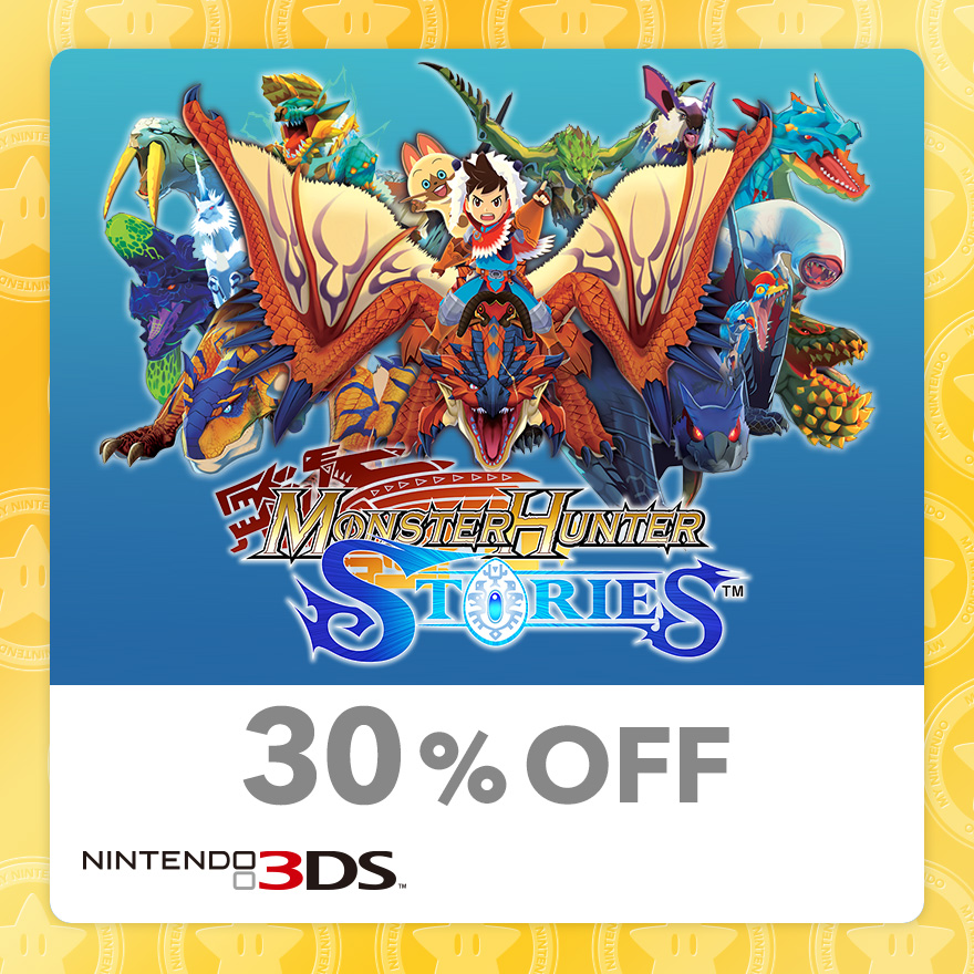 30% Discount on Monster Hunter Stories™ (Nintendo 3DS)