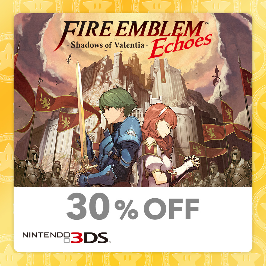 30% Discount on Fire Emblem™ Echoes: Shadows of Valentia (Nintendo 3DS)