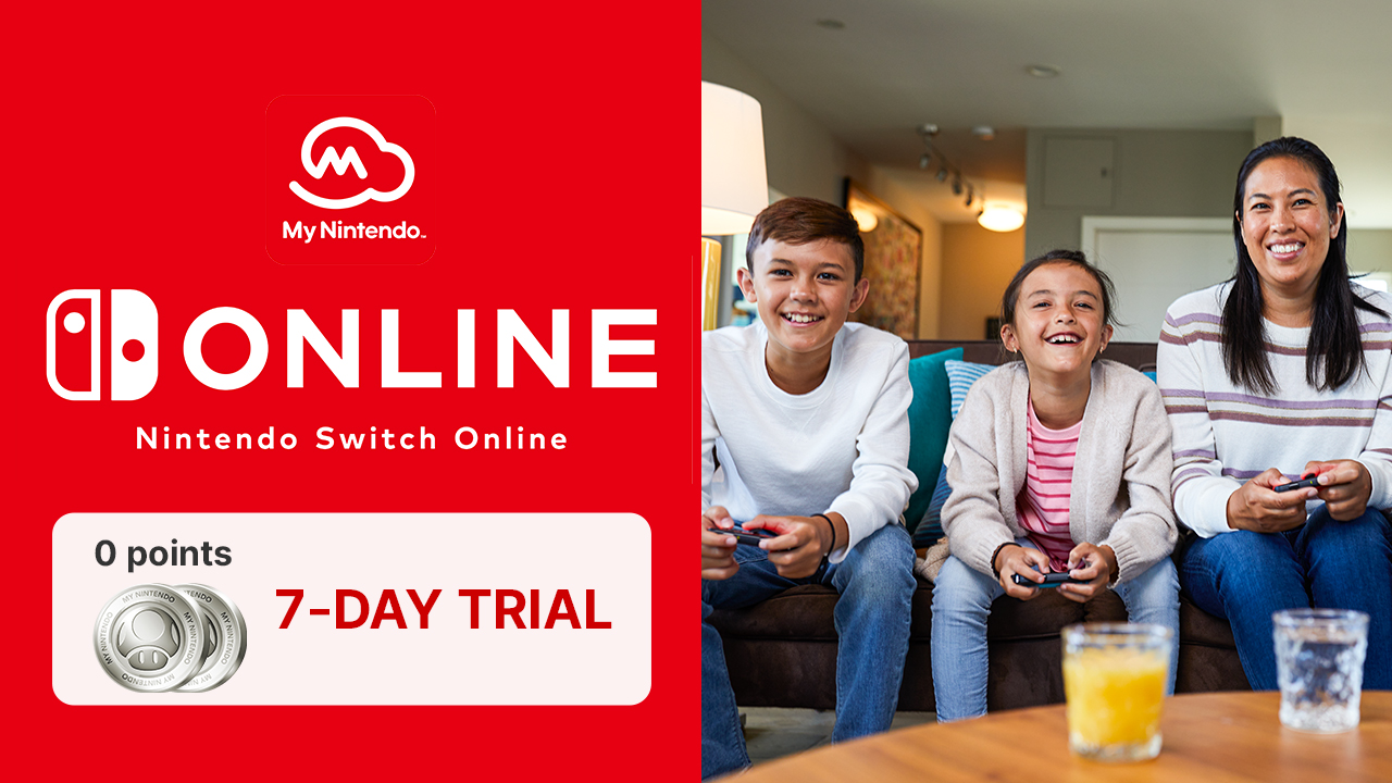 Limited Time Offer Nintendo Switch Online 7 Day Trial No Points Rewards My Nintendo