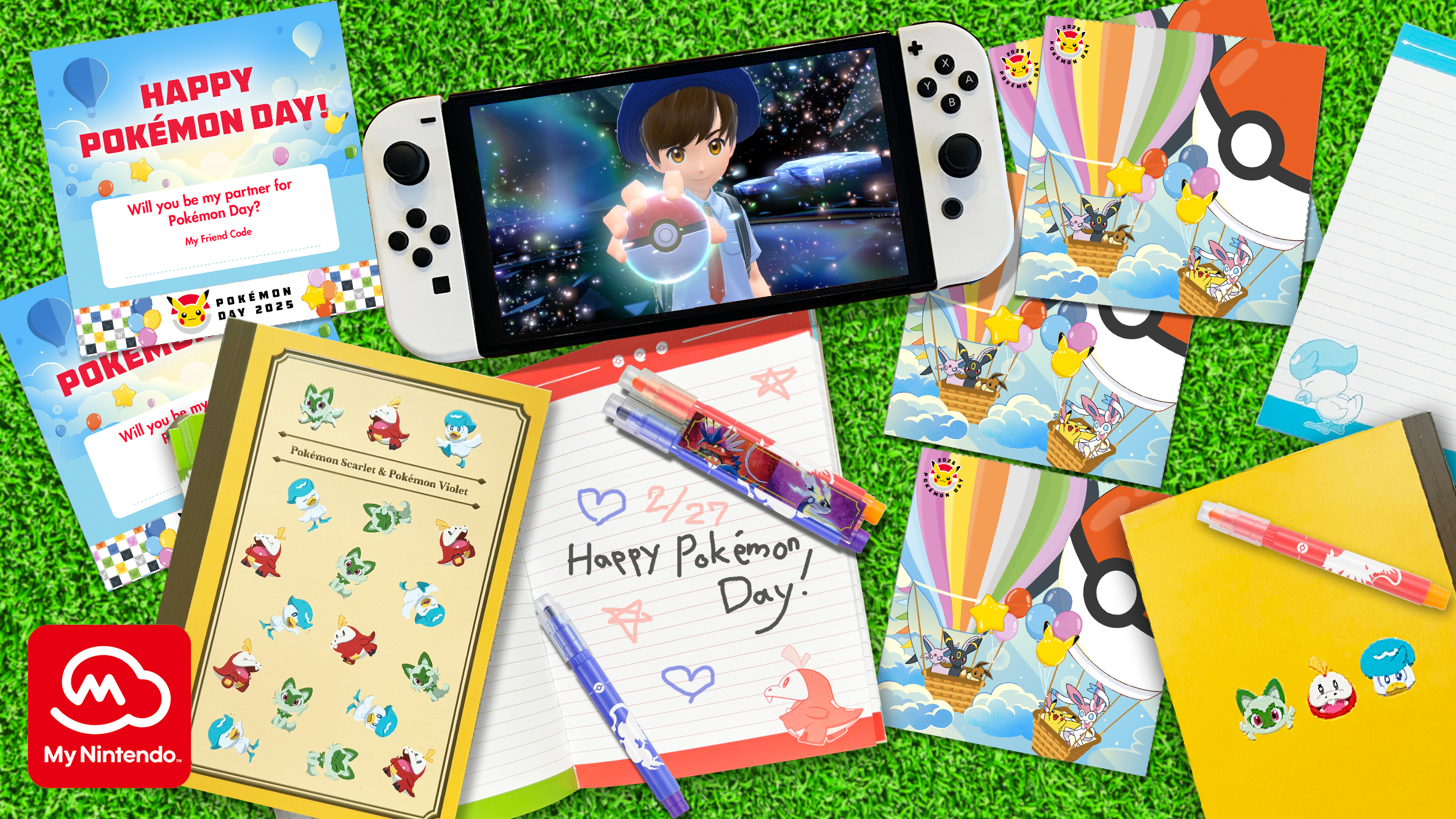 Get ready for Pokémon™ Day on Feb. 27 with a Pokemon Day card!