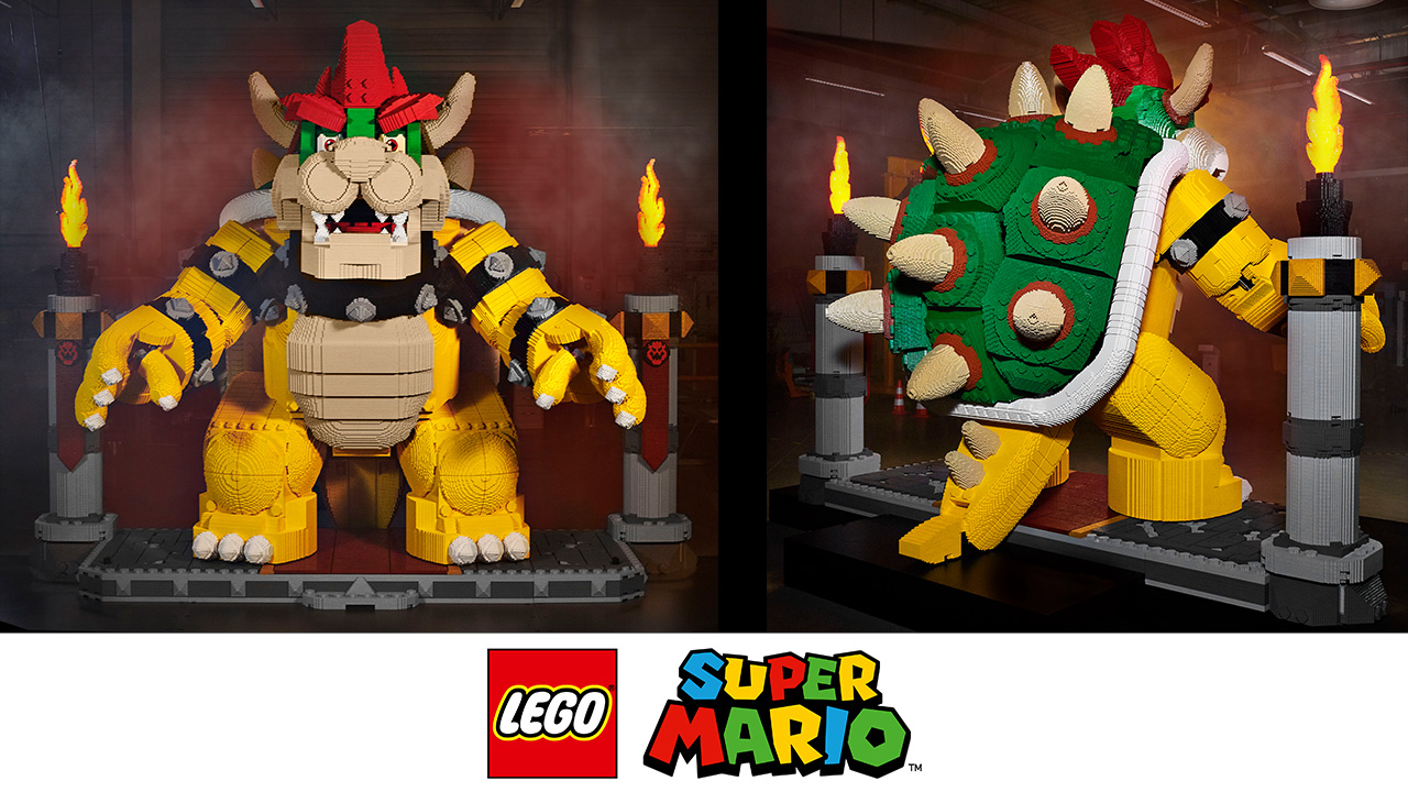 King-Sized LEGO® Super Mario™ Bowser build!