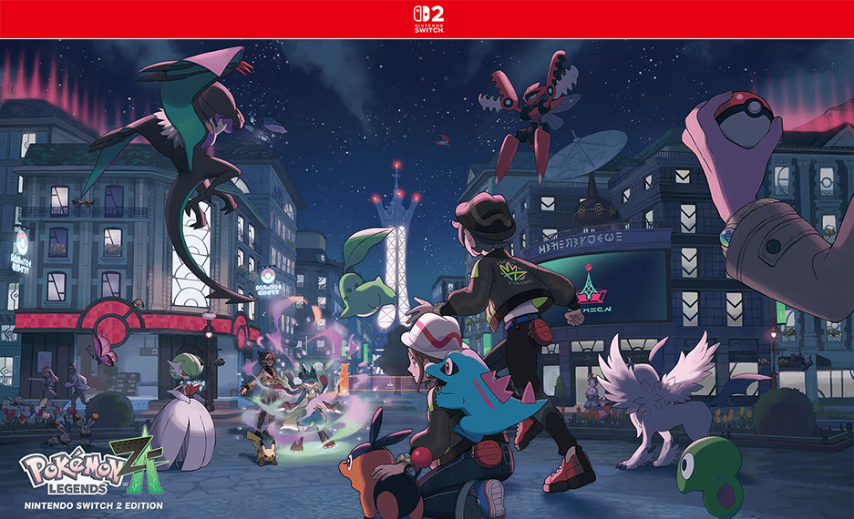 The Adventure Begins! The Pokémon™ Legends: Z-A game is Available