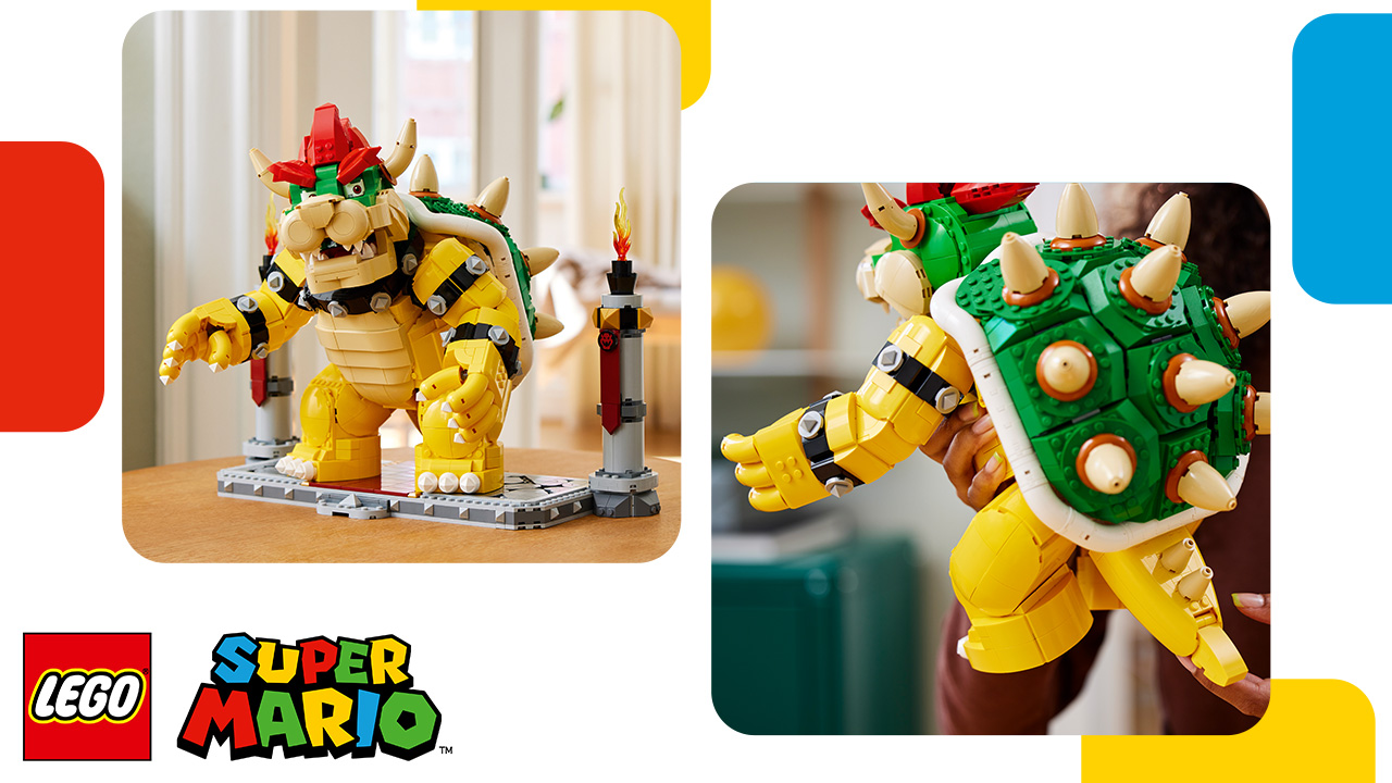 King-Sized LEGO® Super Mario™ Bowser build!