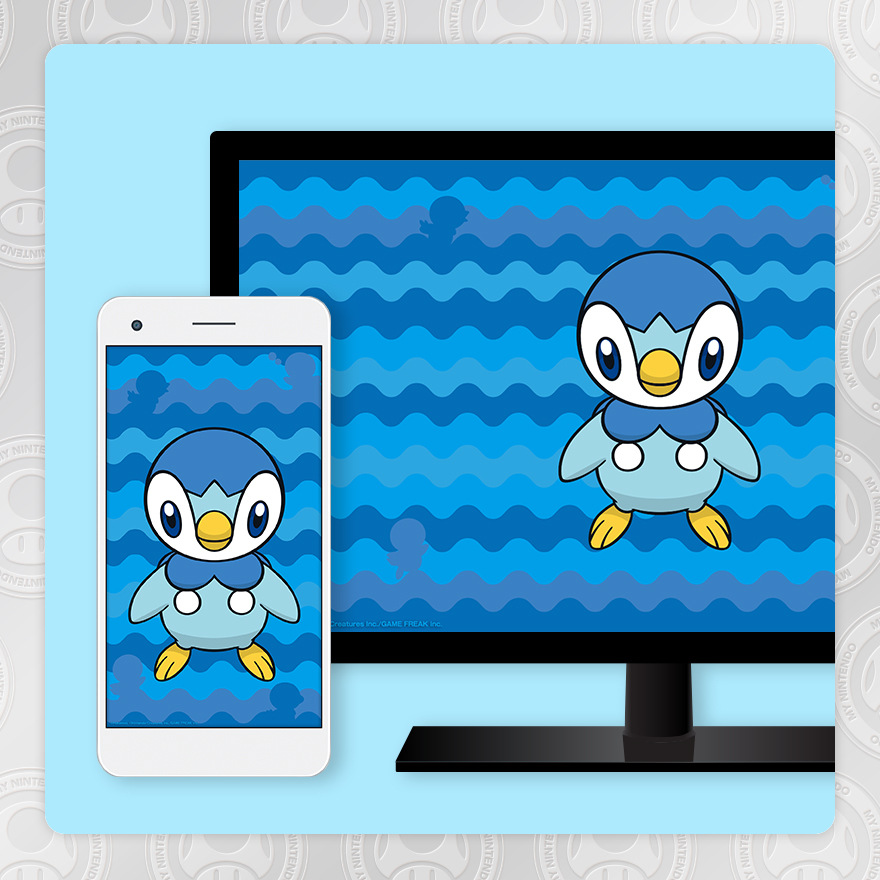 Wallpaper - Pokémon - Piplup
