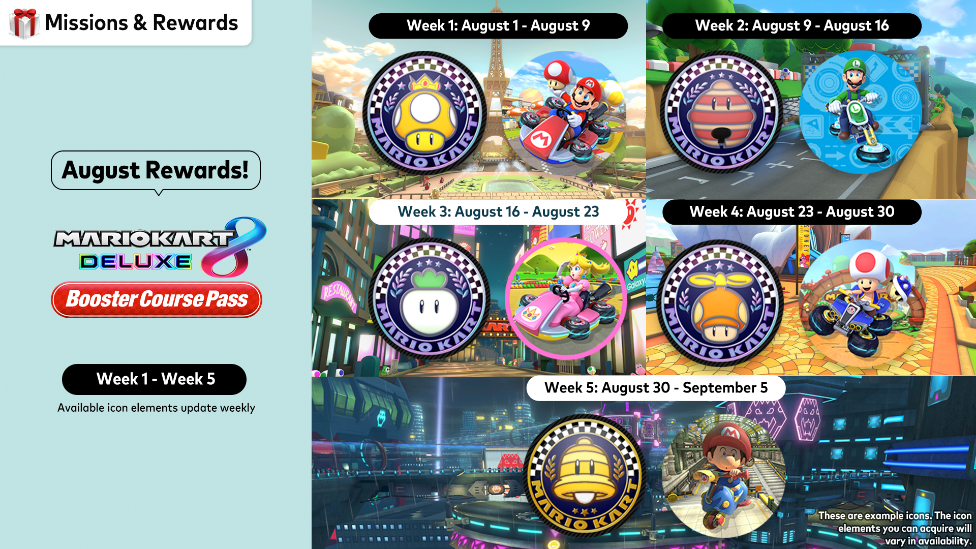 Nintendo Switch Online - icon elements