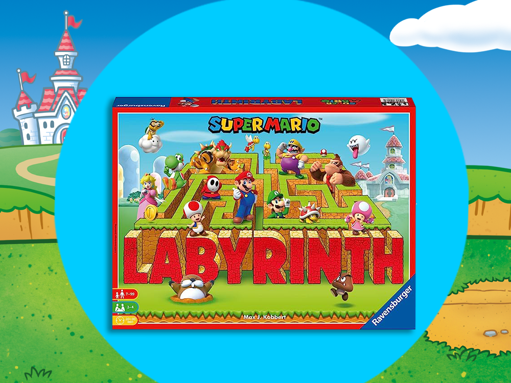 Super Mario Labyrinth Brettspiel Von Ravensburger – Strategiespiel Für 2-4 Spieler Ab 7 Jahren