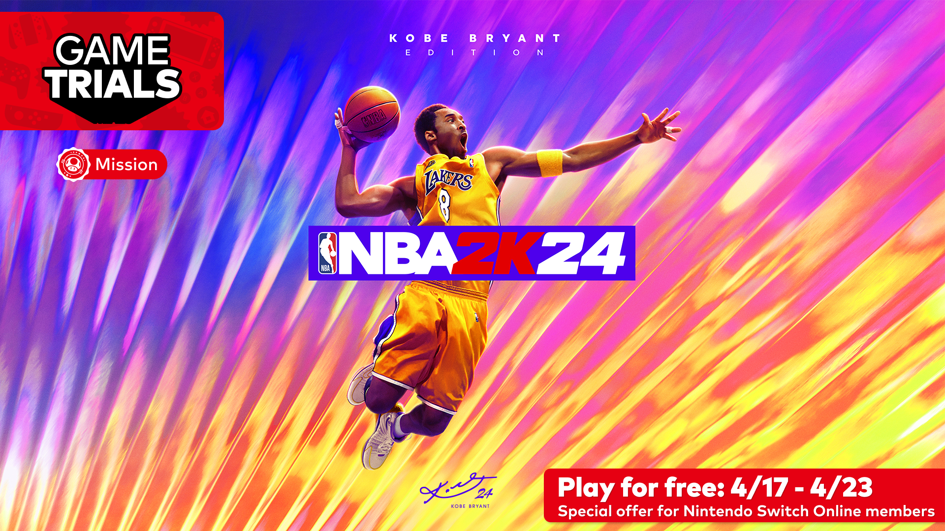 Try the latest Game Trial, NBA 2K24 Kobe Bryant Edition | My