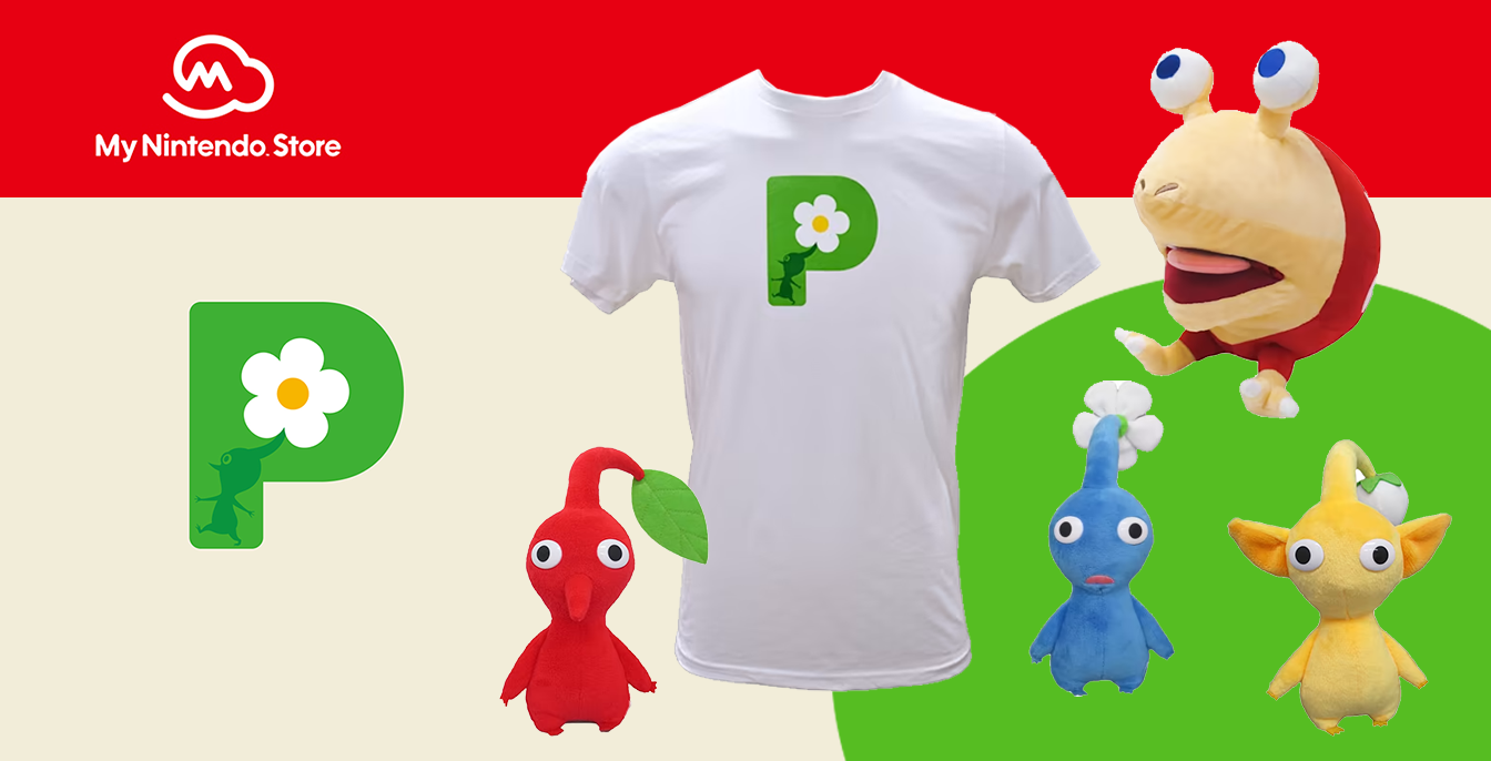 Pikmin items are available on My Nintendo Store