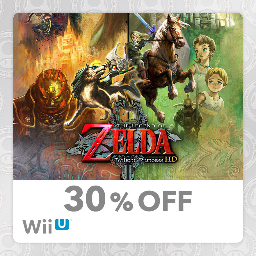 30% Discount on The Legend of Zelda™: Twilight Princess HD (Wii U)