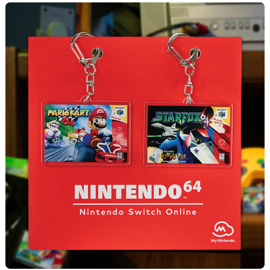 Nintendo 64 - Nintendo Switch Online: Classic Key Chains - Set A