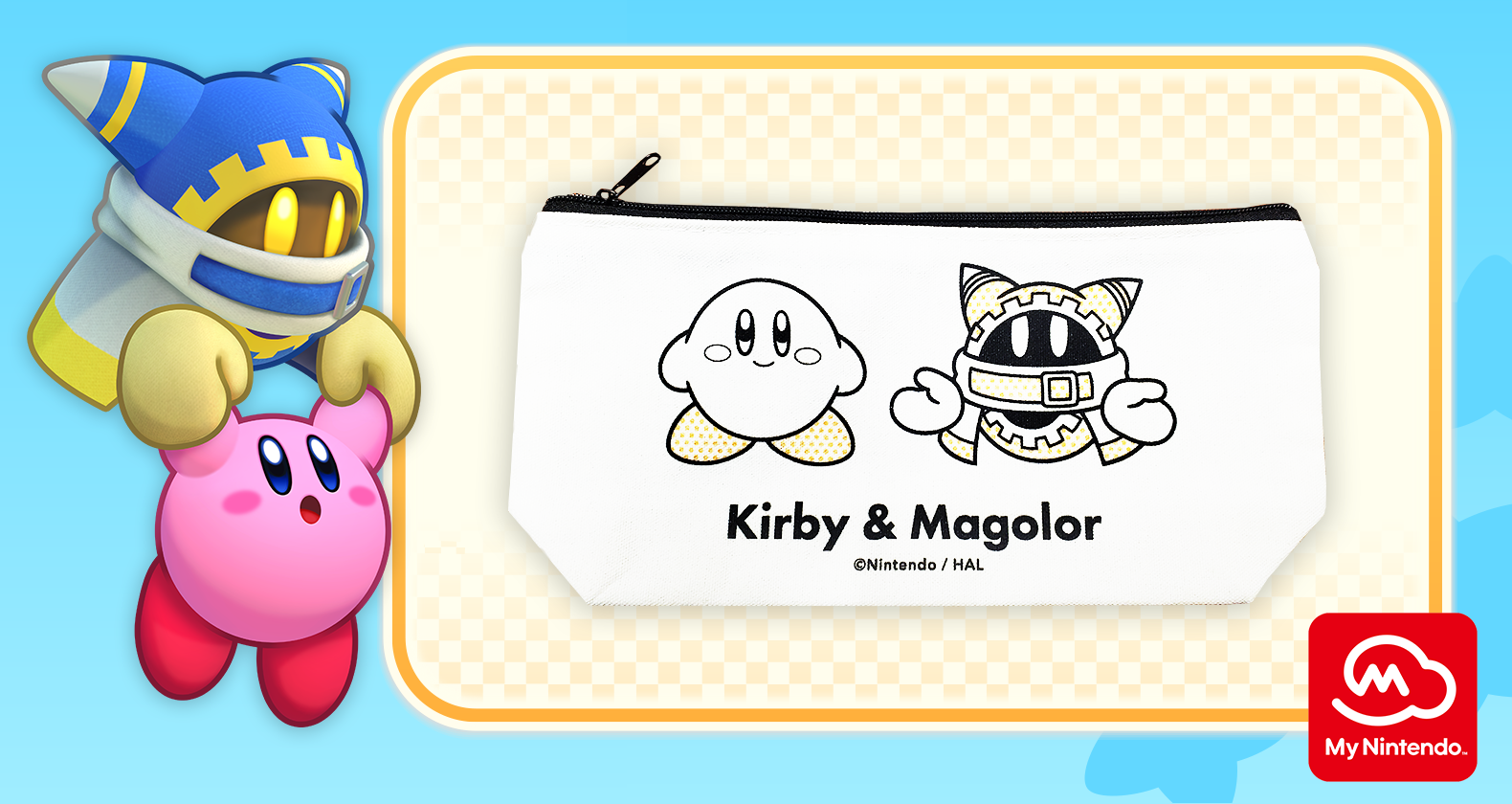 Kirby’s Return to Dream Land Deluxe – Kirby & Magolor Canvas Pouch reward