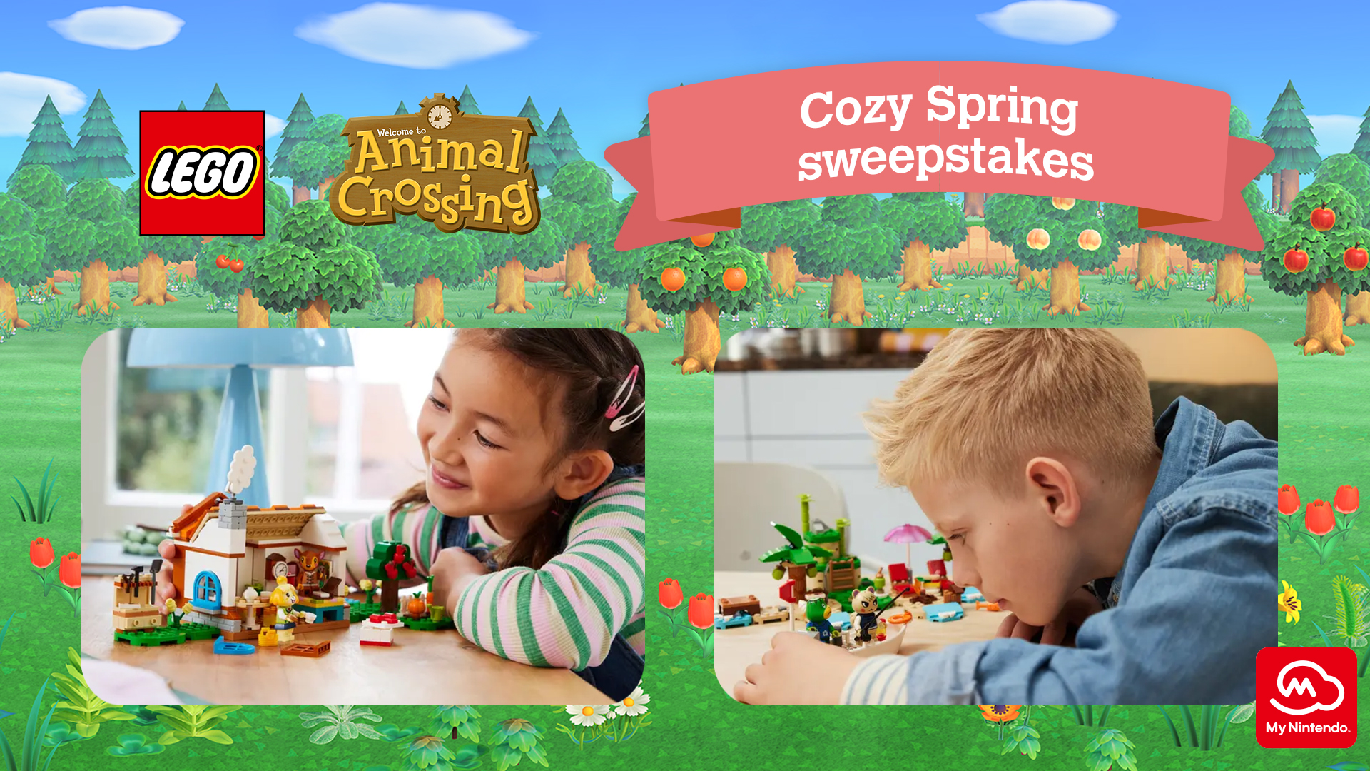 My Nintendo LEGO® Animal Crossing™ Cozy Spring sweepstakes | Rewards ...