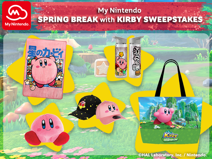 Enter the My Nintendo Spring Break With Kirby Sweepstakes! - News -  Nintendo Official Site