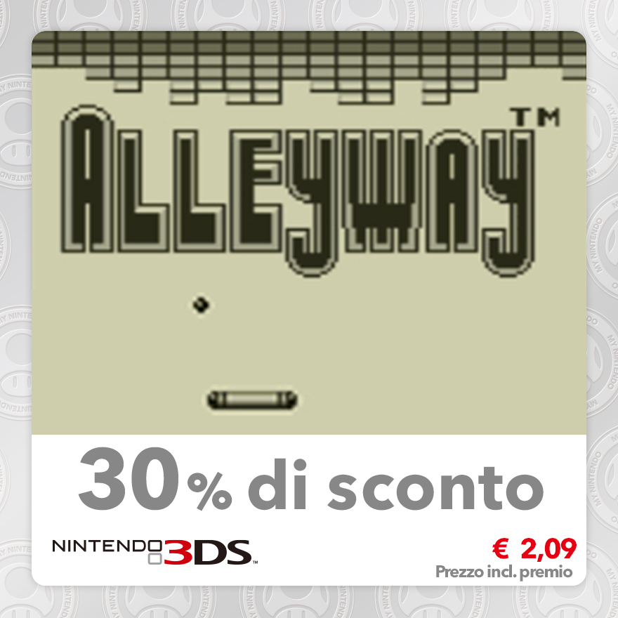 Sconto del 30% su Alleyway (Virtual Console GB)