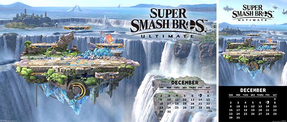 December Calendar Super Smash Bros Ultimate My Nintendo