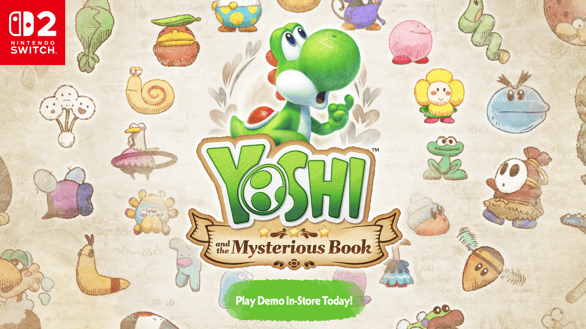Discover a world of quirky creatures in Yoshi and the Mysterious