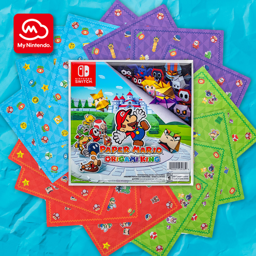 Nintendo Switch Paper Mario The Origami King Origami Sheets Sealed Brand  New