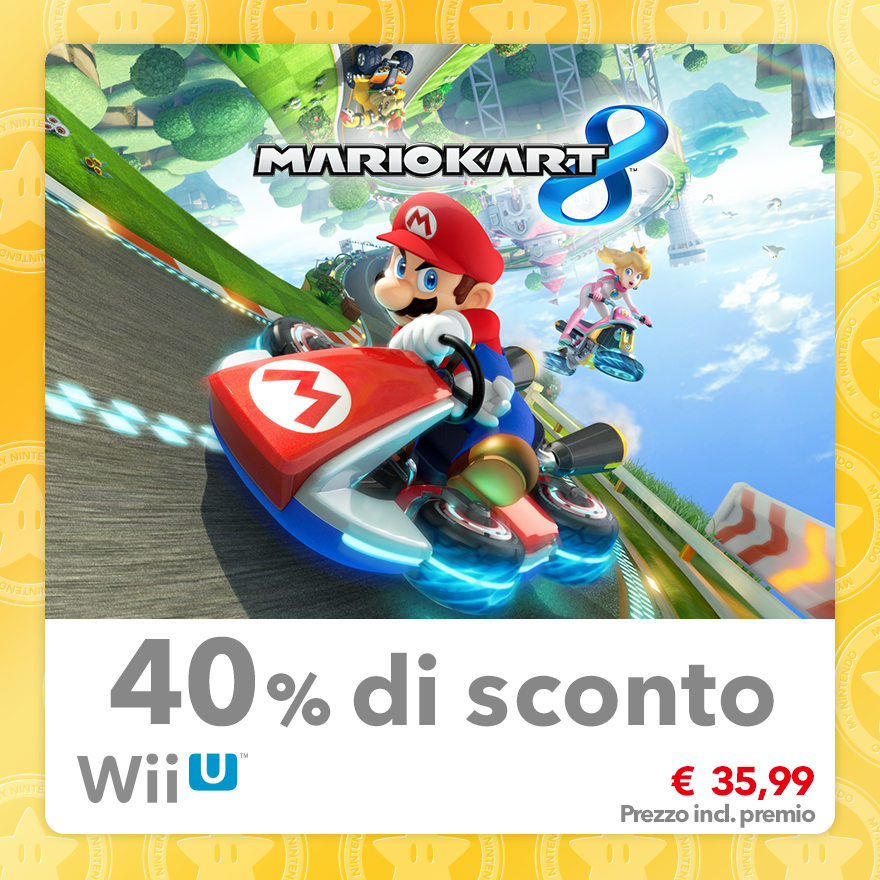 Sconto del 40% su Mario Kart 8