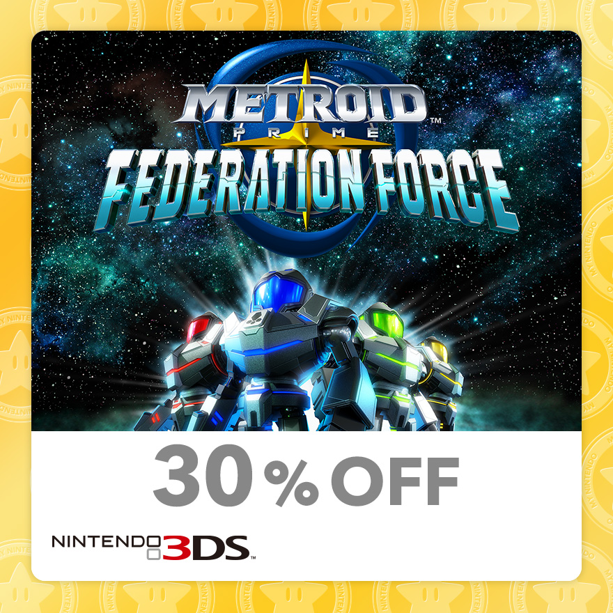 30% Discount on Metroid Prime™: Federation Force (Nintendo 3DS)