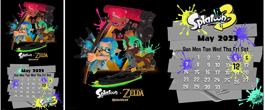 Splatoon x The Legend of Zelda Splatfest Keychain Set - Nintendo Official  Site