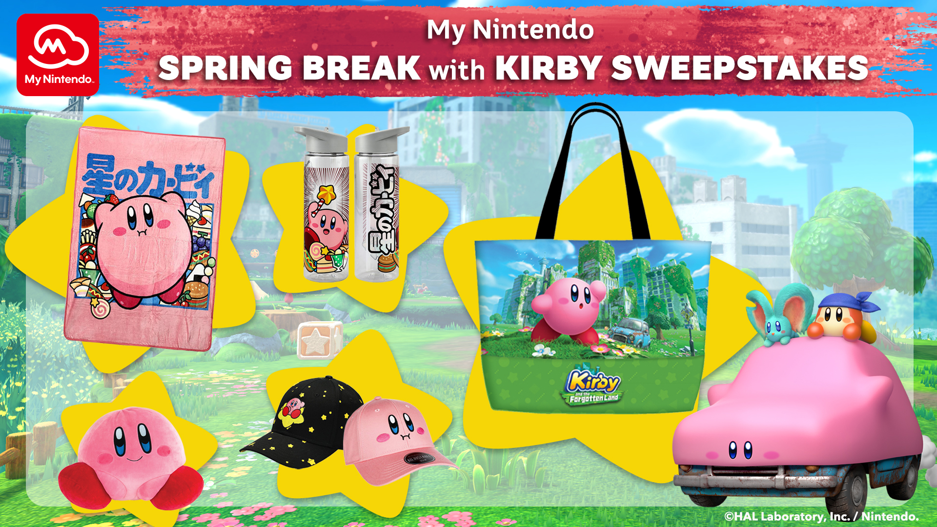 Enter the My Nintendo Spring Break With Kirby Sweepstakes! My