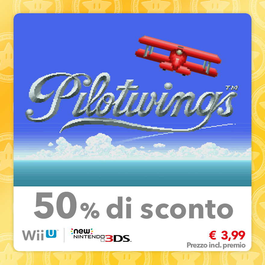 Sconto del 50% su Pilotwings (Virtual Console SNES)