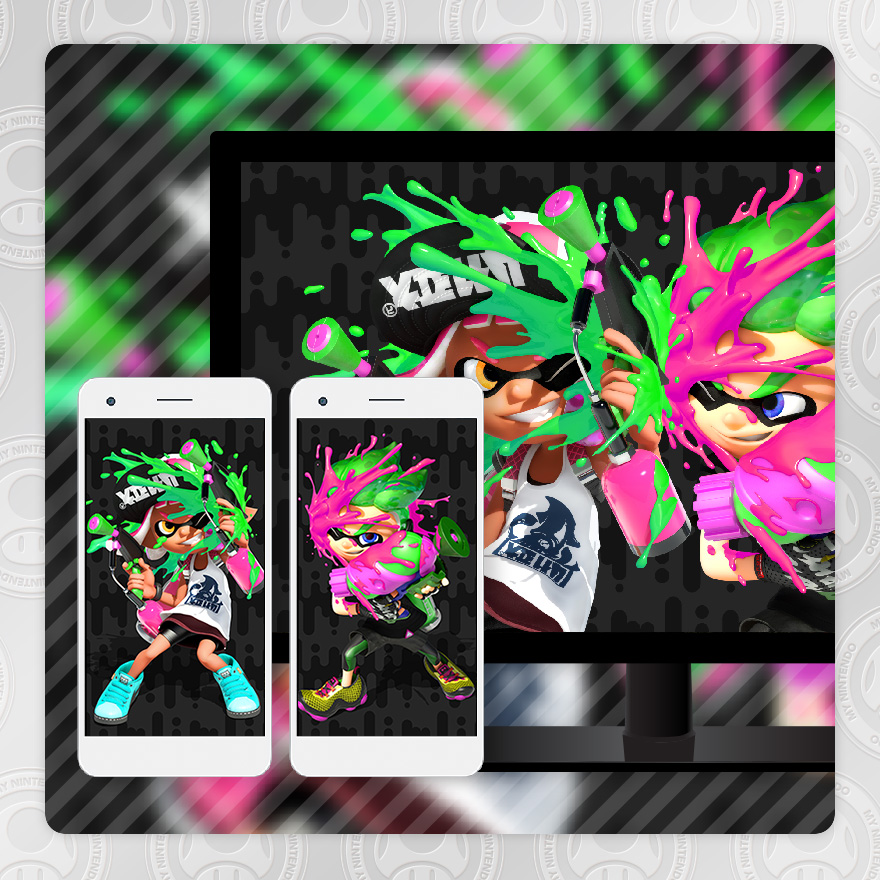 Nintendo Switchソフト スプラトゥーン2 壁紙 ギフト マイニンテンドー