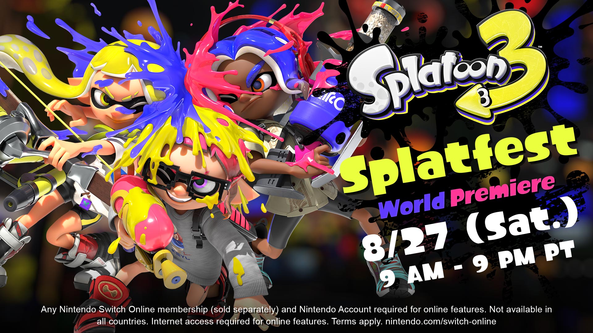 Splatoon 3 Nintendo Direct happening this Wednesday - My Nintendo News
