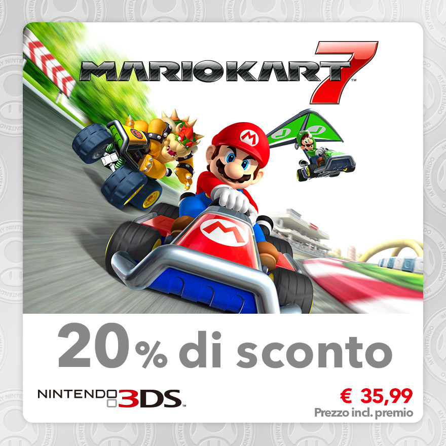 Sconto del 20% su Mario Kart 7