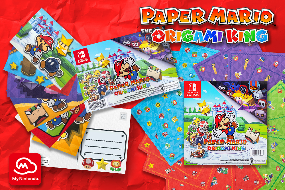 Unfold your creativity with Nintendo Nintendo by Origami Mario™: | My rewards | inspired news The new My King! Paper