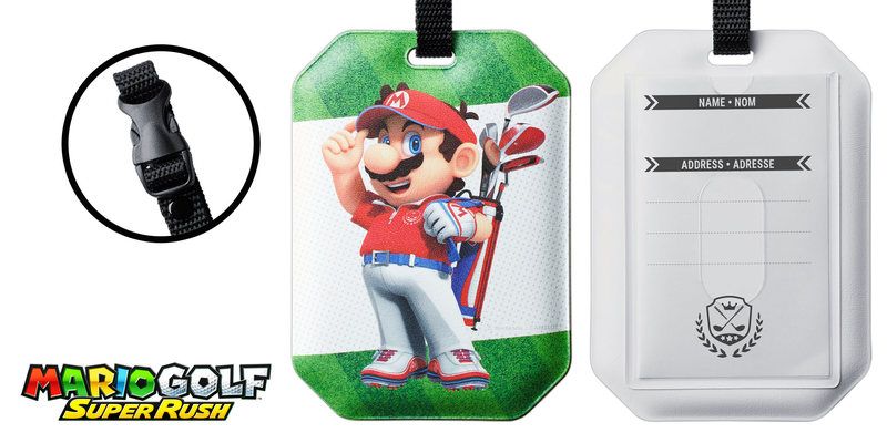 Mario Golf Super Rush Luggage Tag