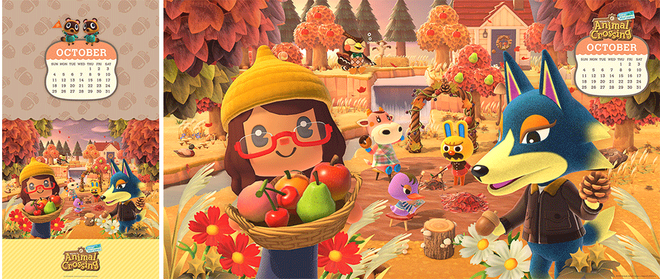 October Calendar - Animal Crossing™: New Horizons | Belohnungen | My