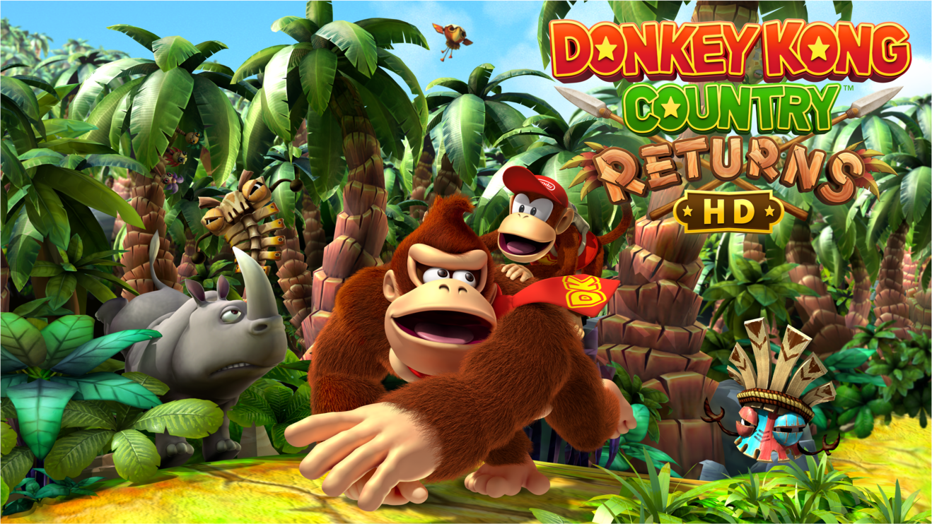 Donkey Kong Country Returns HD game art