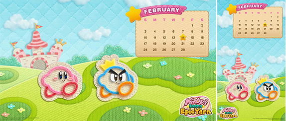 february 2019 calendar kirby s extra epic yarn - kirby epic yarn fortnite