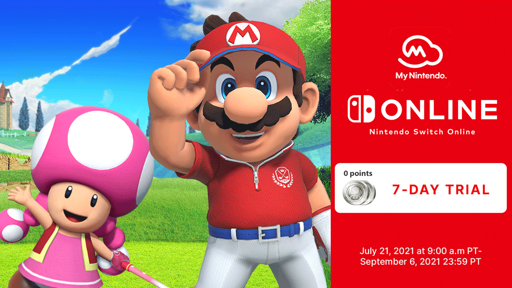 Nintendo Switch Online: Free 7-Day Trial, Rewards