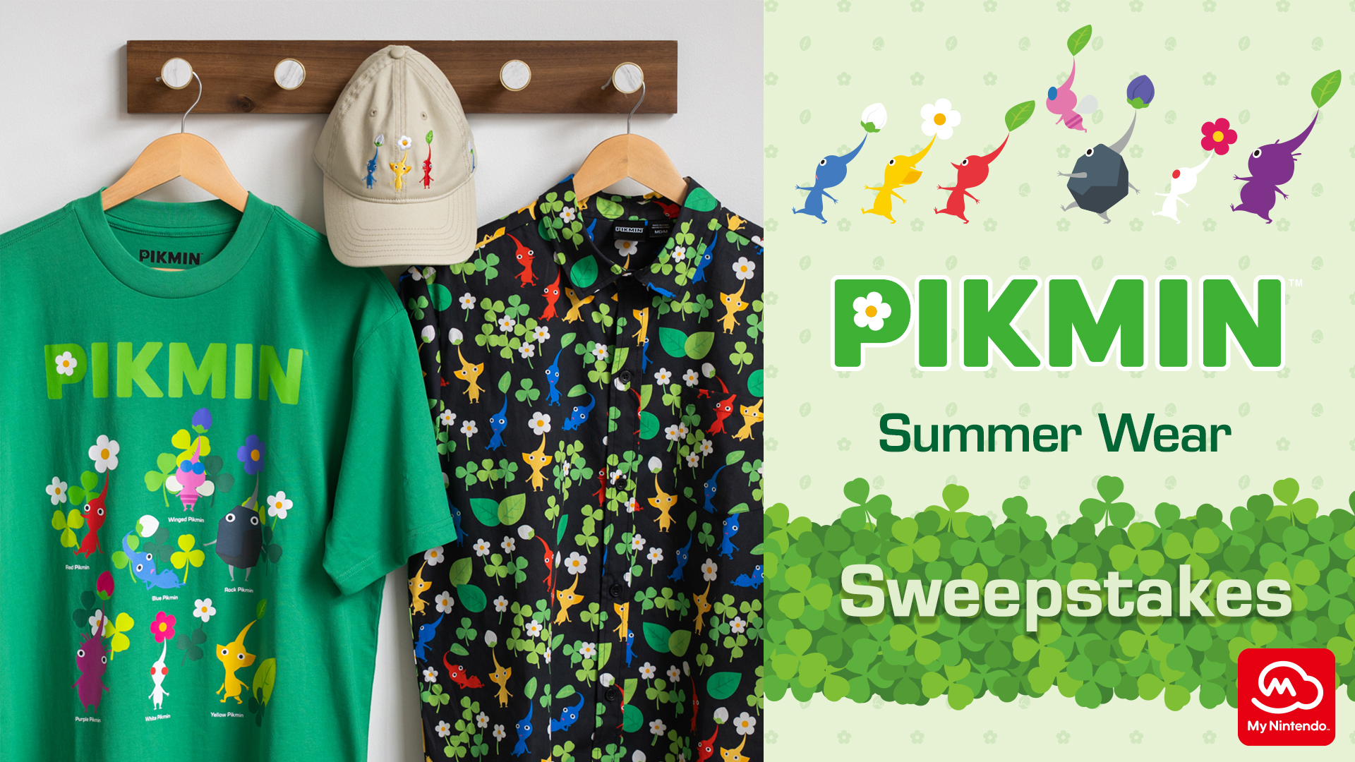 My Nintendo™ - Pikmin™ Summer Wear Sweepstakes | Rewards | My Nintendo