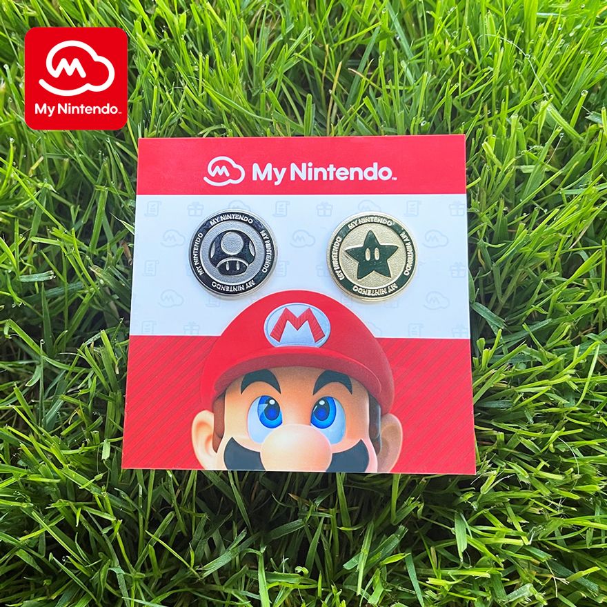 My Nintendo Platinum Point and Gold Point Pin Set | Rewards | My Nintendo