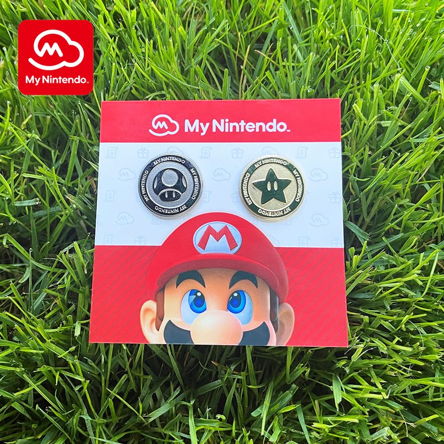 My Nintendo Platinum Point and Gold Point Coins Pin Set