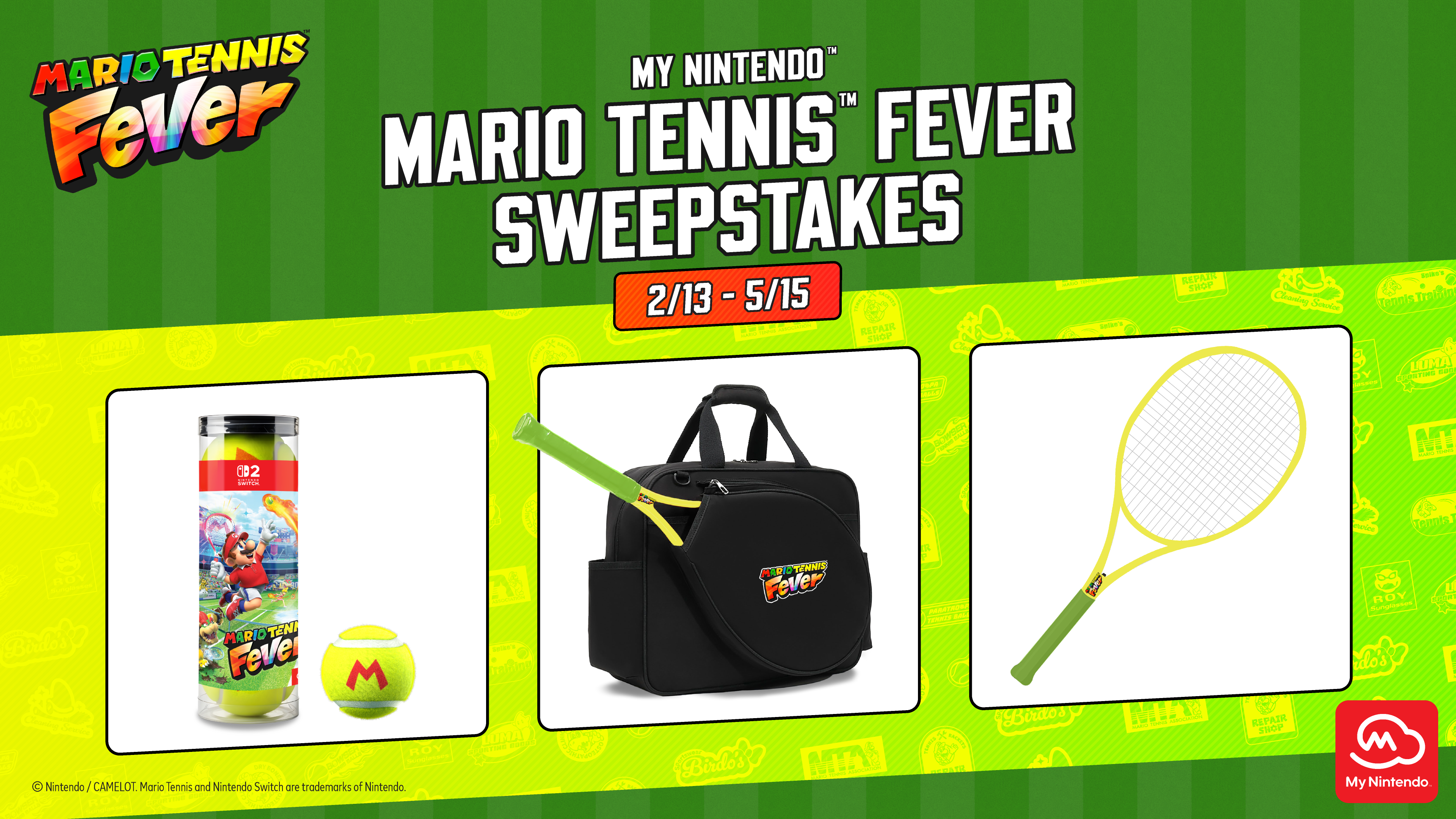 My Nintendo Mario Tennis Fever Sweepstakes | Rewards | My Nintendo