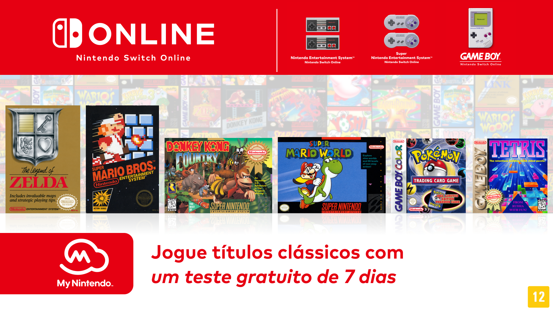 Nintendo Switch Online teste gratuito de 7 dias My Nintendo