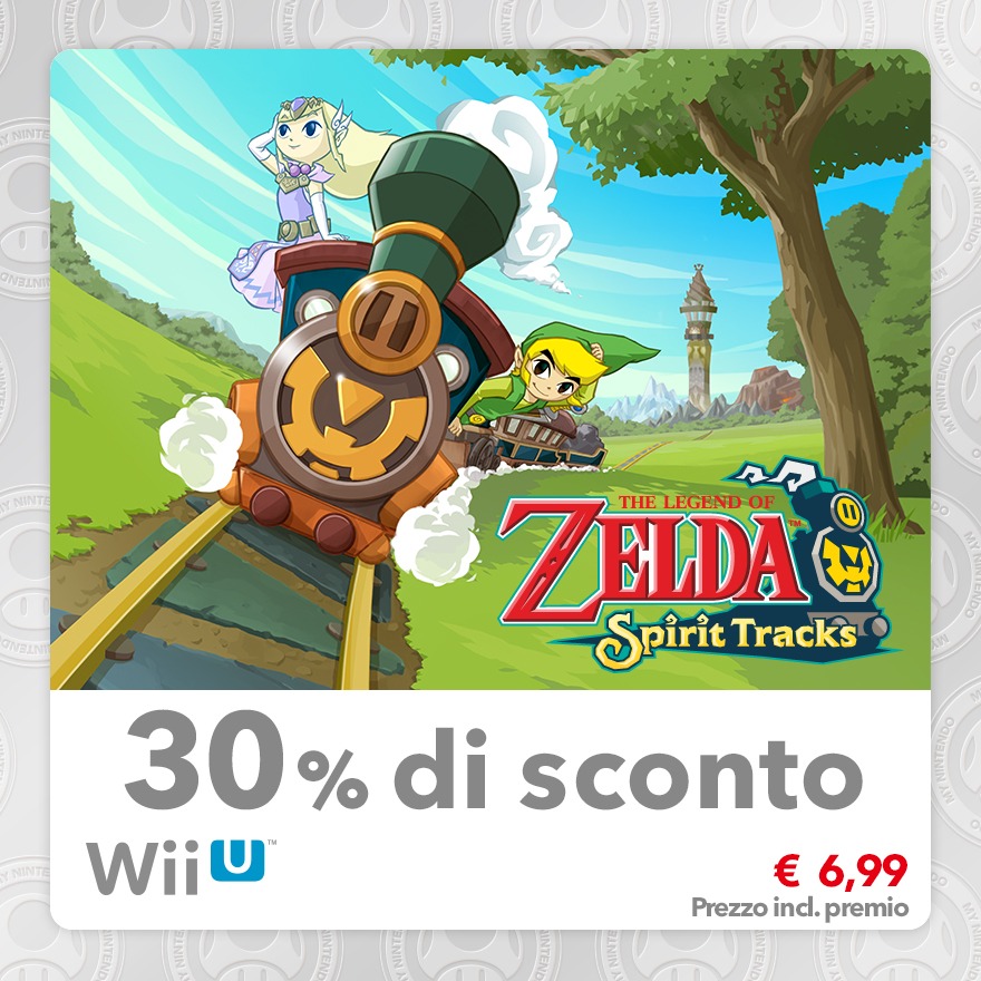 Sconto del 30% su The Legend of Zelda: Spirit Tracks (Virtual Console NDS)