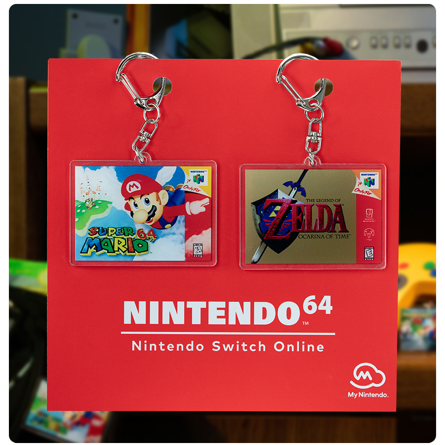 Nintendo 64 - Nintendo Switch Online: Classic Key Chains - Set B