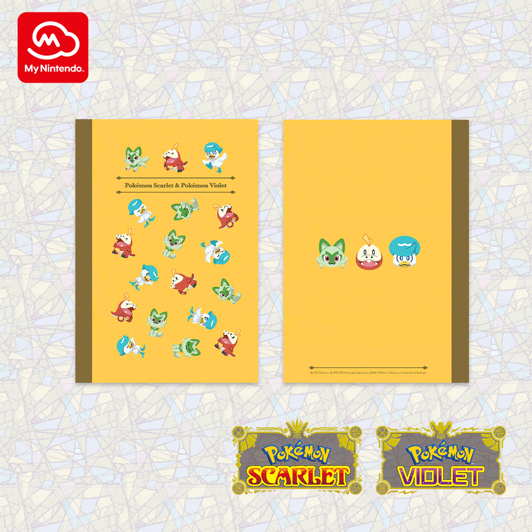 Pokémon Scarlet and Pokémon Violet Mini-Notebook
