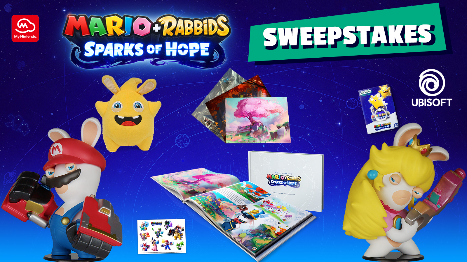My Nintendo Mario + Rabbids Sparks of Hope Sweepstakes, Rewards
