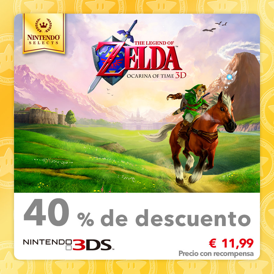 40 % de descuento en Nintendo Selects: The Legend of Zelda: Ocarina of Time 3D