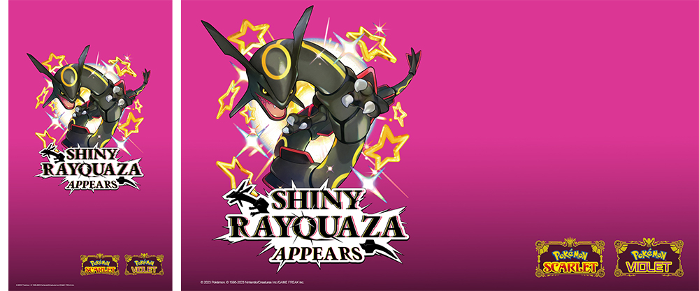 Pokémon™ Scarlet and Pokémon Violet - Shiny Rayquaza